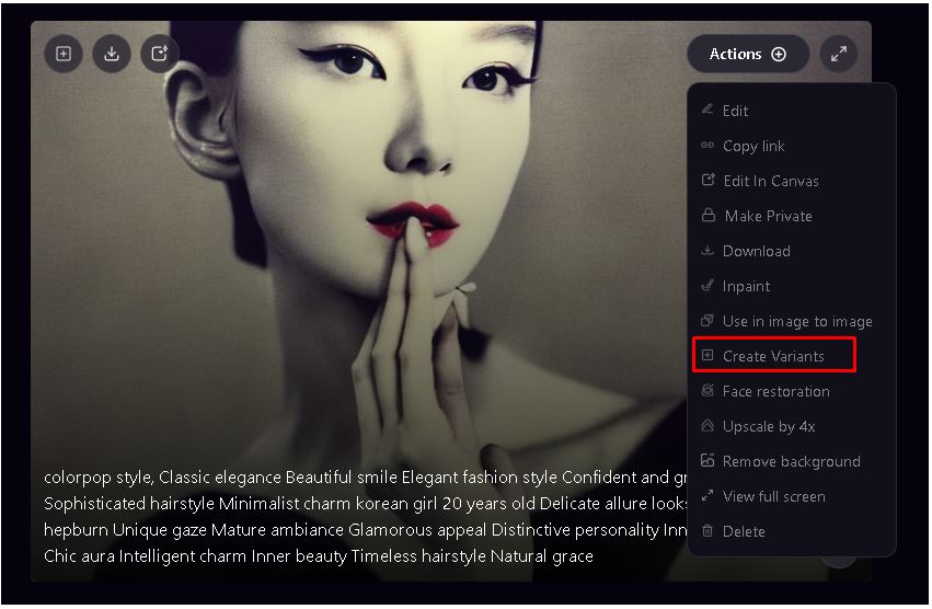 플레이그라운드 ai 이전 그림으로 다시 생성하기