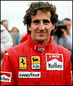 Alain, Prost, Autoleyendas