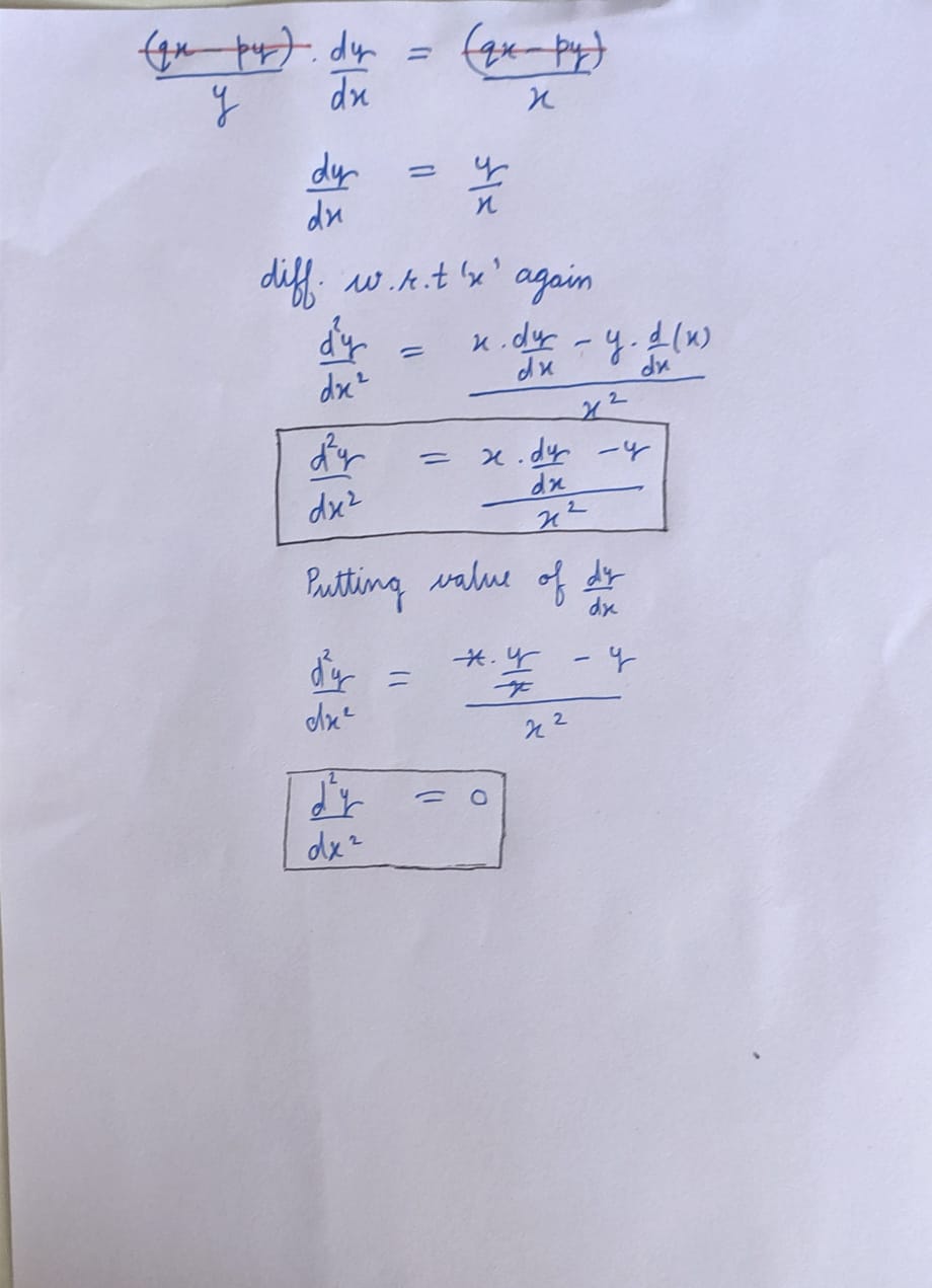 If X Py Q X Y P Q Then D2y Dx2 If X Py Q X Y P Q Then D2y Dx2
