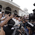 AHY Shalat Jumat di Masjid Al-Azhar Jakarta Selatan