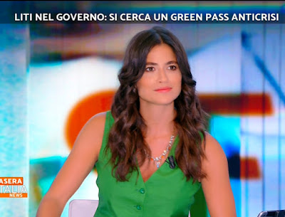 Veronica Gentili Stasera Italia news 20 luglio 2021