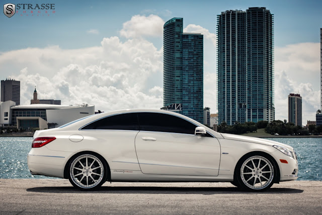 2012 Mercedes Benz E350 Coupe by Strasse Forged