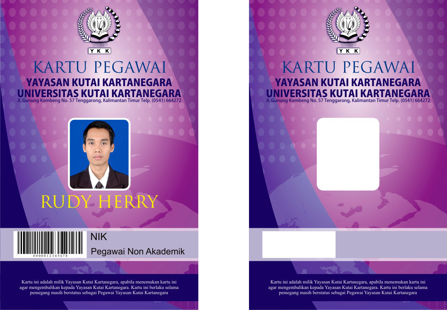 Contoh Id Card Untuk Panitia - Contoh 317