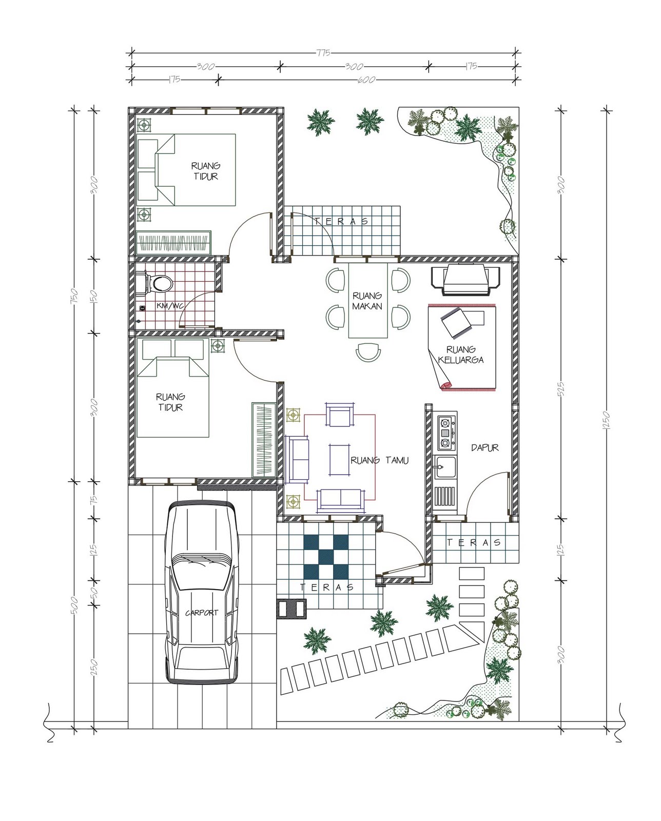 3d inspirasi Rumah  Type 48  Balikpapan