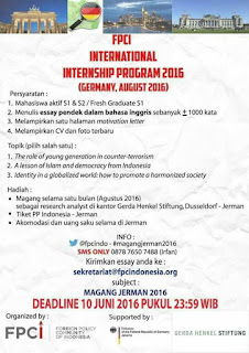 FPCI International internship program 2016