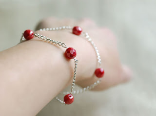 red berry bracelet