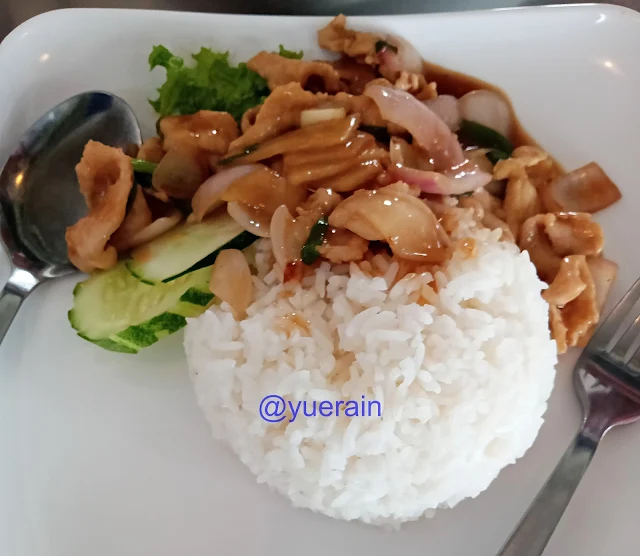 Ginger Onion Pork, Wall St.Cafe, Kluang, Malaysia