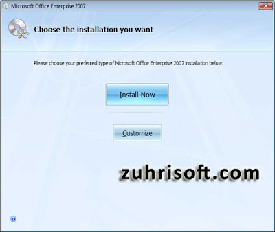 Cara install Micrososft Office 2007 lengkap dengan gambar
