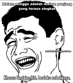 Area Ketawa - 8 Gambar Meme Lucu Malam Minggu Jomblo.5