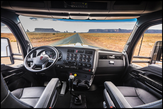 The New Kenworth W990 interior