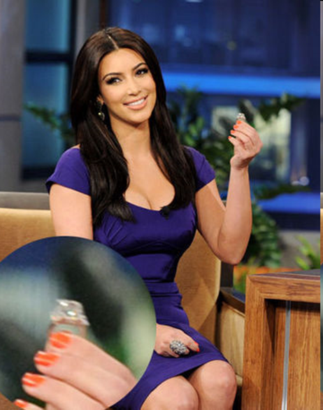 Kim Kardashian engagement ring