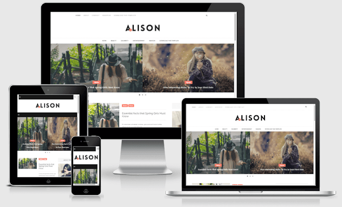 Alison - Responsive Minimal Blogger Template