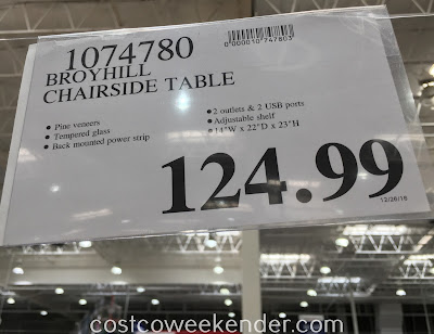 Deal for Broyhill Chairside Table at Costco