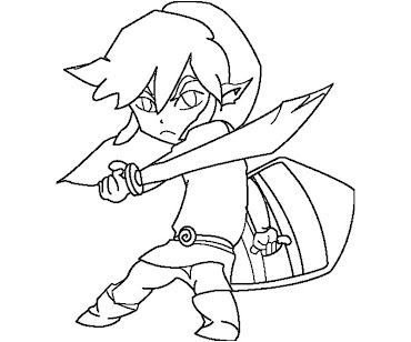 #13 Link Coloring Page