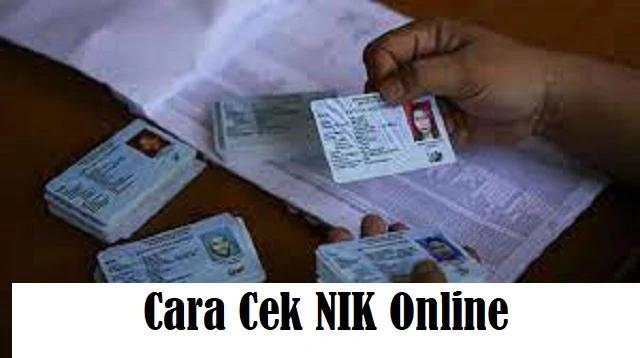 Cara Cek NIK Online