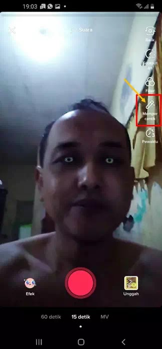 Cara Mengubah Warna Mata di Video TikTok-2