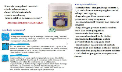 testimoni mealshakes