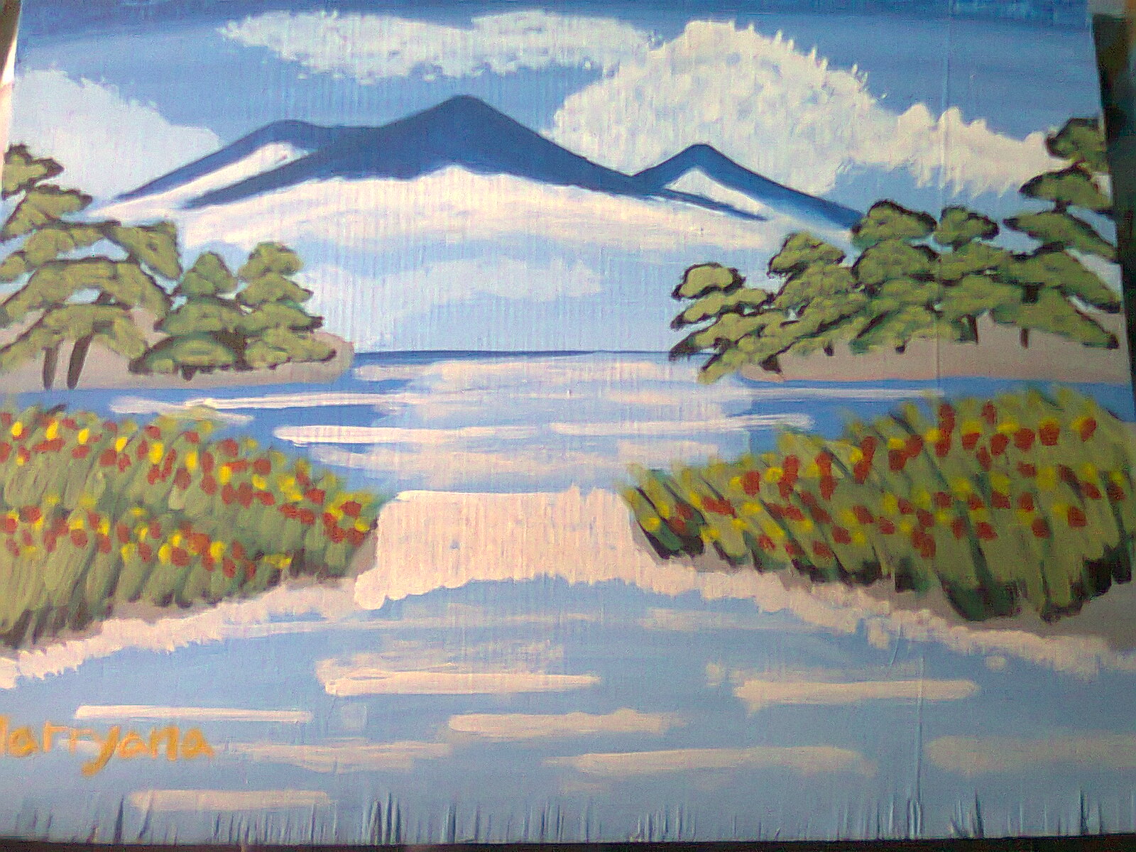 Sma Negeri 3 Kuningan Lukisan Pemandangan Marryana Dewi Xii Ipa 2
