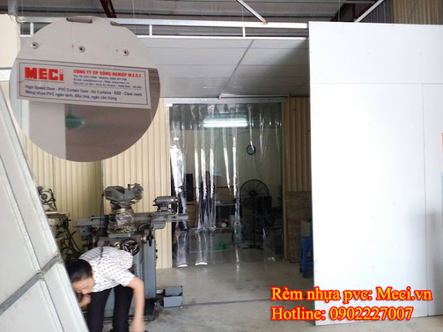 Màn nhựa pvc ngăn lạnh