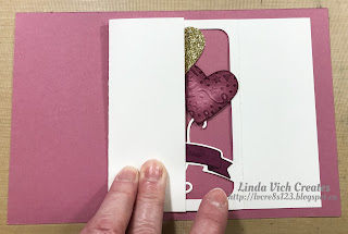 Linda Vich Creates: January Stamping Projects with A Modified Use of the Balloon Pop-Up Framelits. The Balloon Pop-Up Framelits die cut is modified to create a pop-up Valentine Balloon Bouquet card.