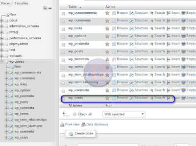 Cara Reset Password admin Wordpress di Localhost #3