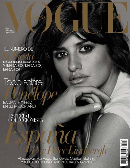 penelope cruz vogue 2010. Penelope Cruz by Peter Lindbergh for Vogue Spain December 2010!