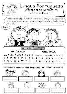 Atividades Infantil de Gramática para 3° Ano