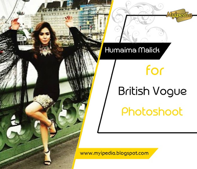 Humaima Malik British Vogue Magazine On Shoot Pictures