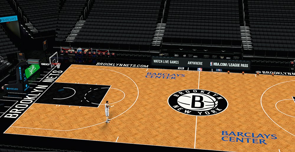 Nba 2k14 Brooklyn Nets Court Hd