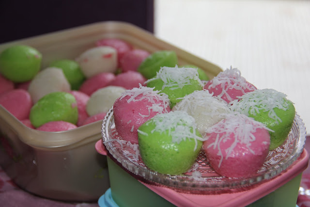 Cara Buat Kuih Lompang Warna Warni - U Sragen