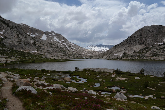 wide pool between mountains