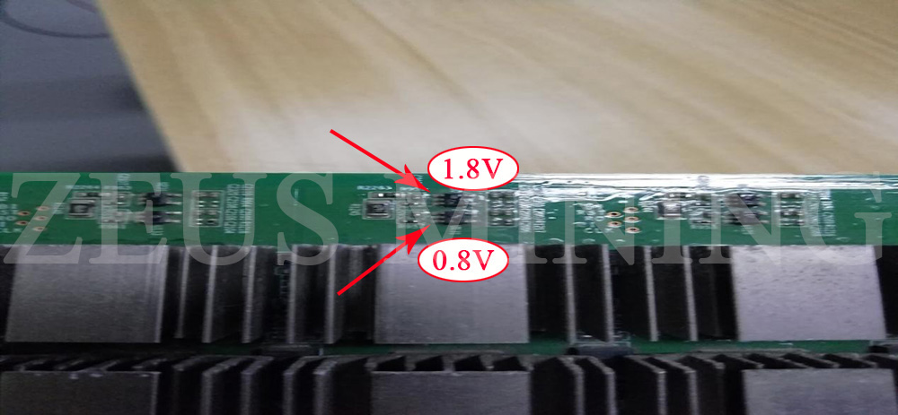 Antminer S17 hash board 1.8V power supply circuit diagram