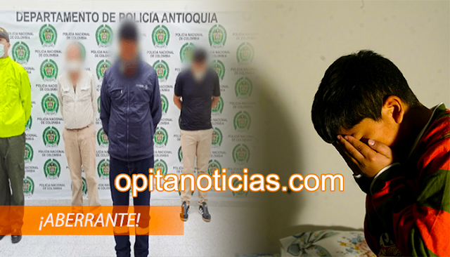 Capturan a 3 hombres acusados de violar a un niño de 12 años a cambio de regalos y dinero. 