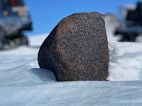 Rare 17-pound meteorite discovered in Antarctica.