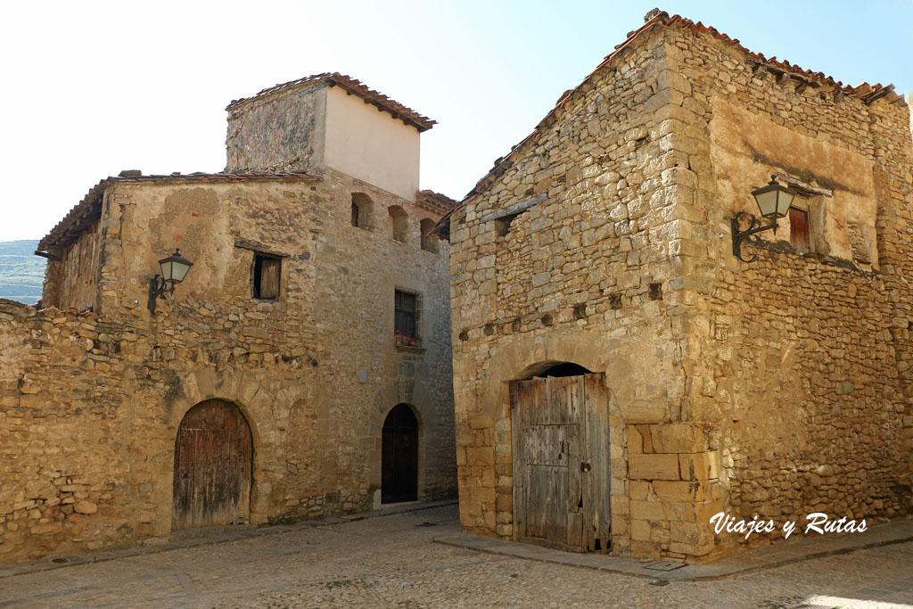 Calle del hospital de Mirambel