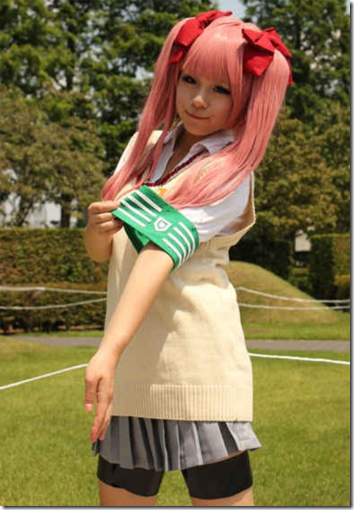 to aru kagaku no railgun cosplay - shirai kuroko 2 from summer comiket 2011