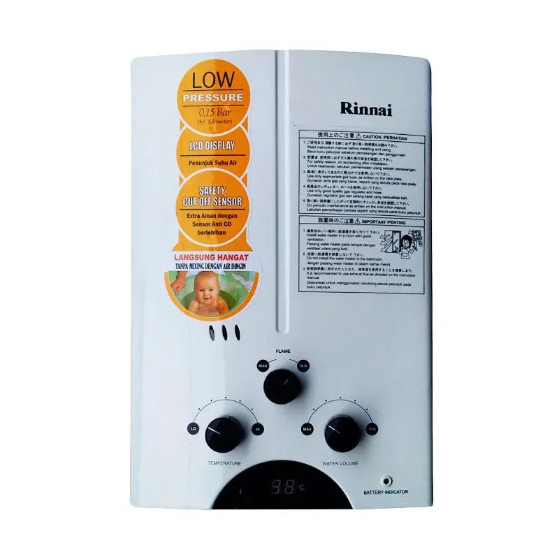 Rinnai REU-5CFC Gas Water Heater - Putih [5L]