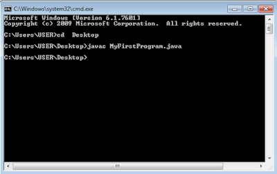 Opening a folder in command prompt using cd command