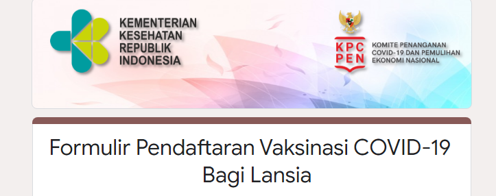 Mekanisme dan Link Pendaftaran Vaksinasi Covid-19 pada Lansia yang Berdomisili di DKI Jakarta dan Ibukota Provinsi Lainnya