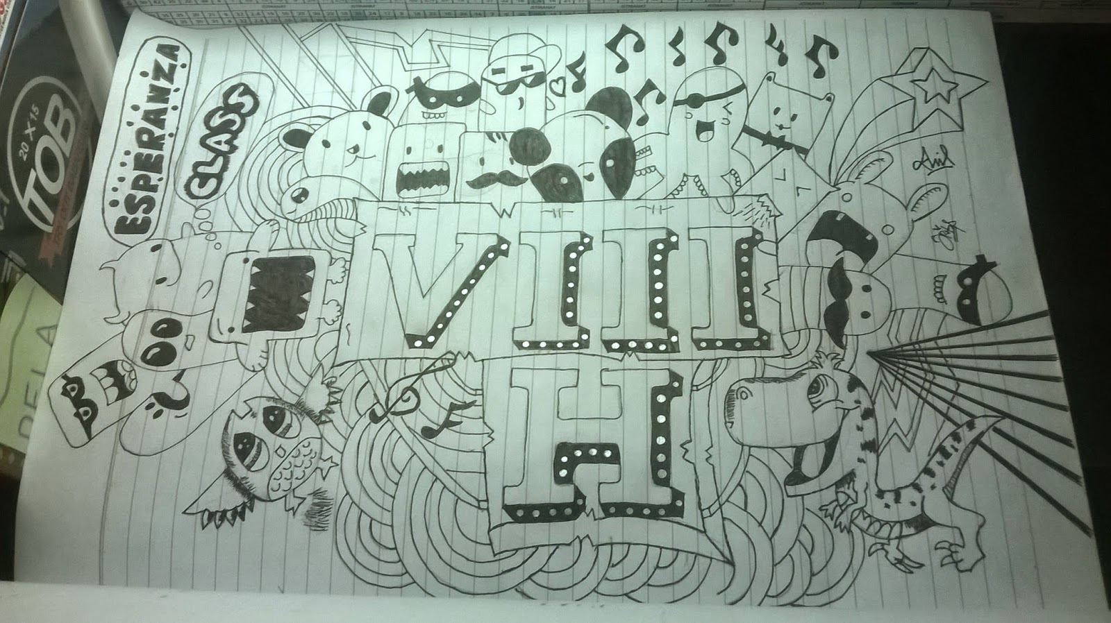 Gambar Doodle Kelas Medsos Kini