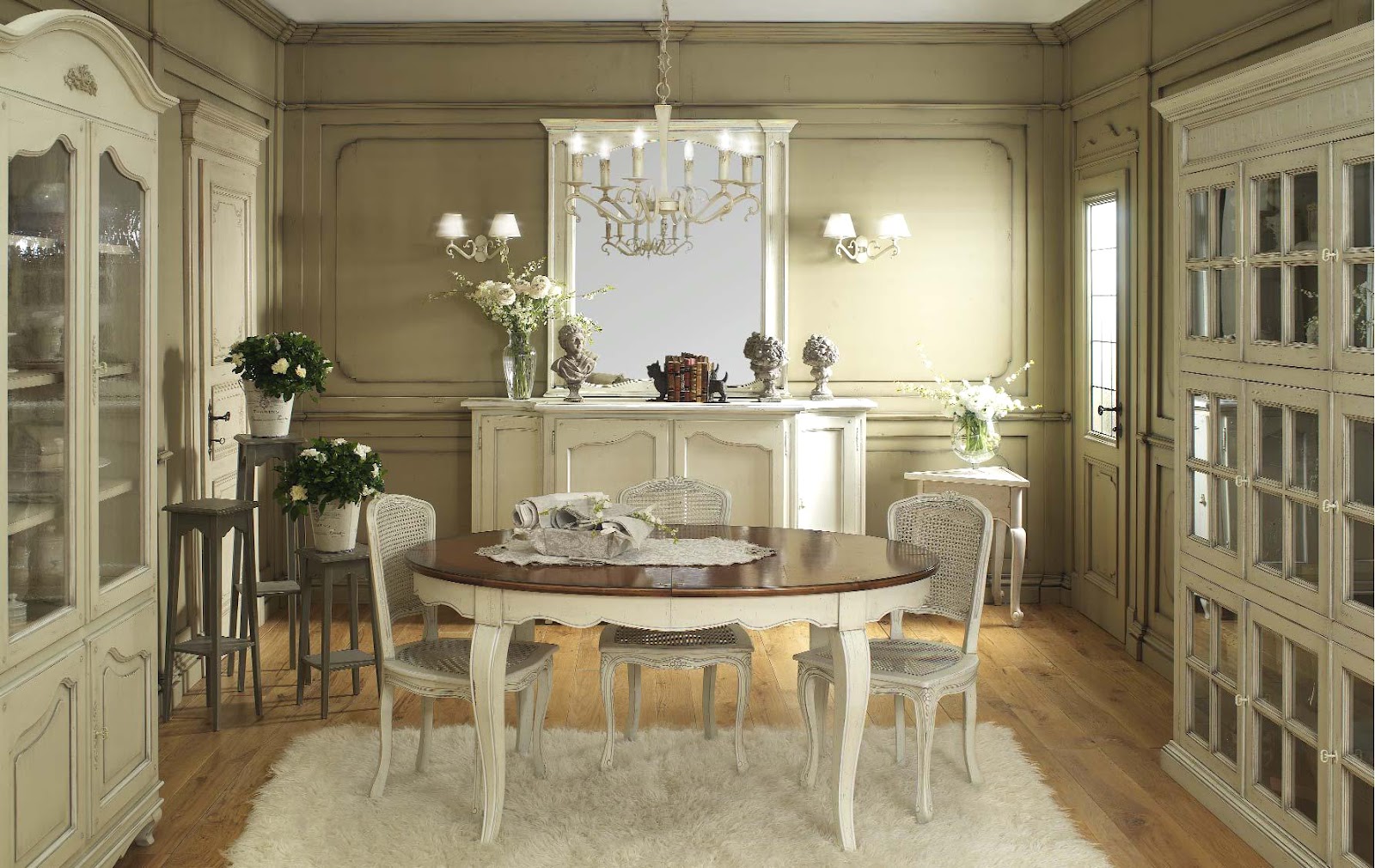 Shabby Chic French Country Dining Room Tables