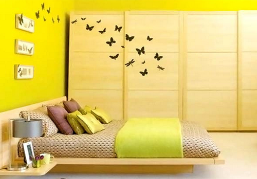 Desain Kamar  Tidur  Bernuansa Kuning Desain Rumah 