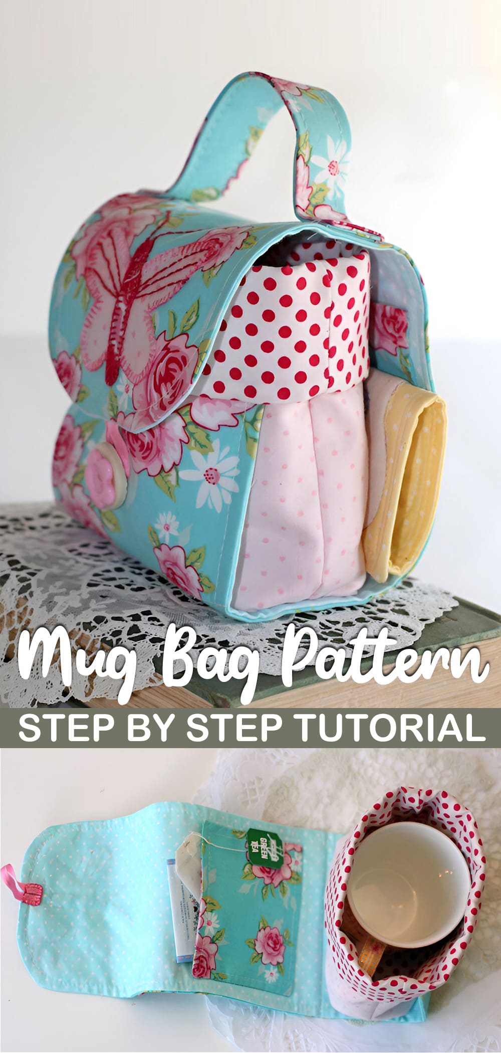 Mug Bag Pattern & Tutorial