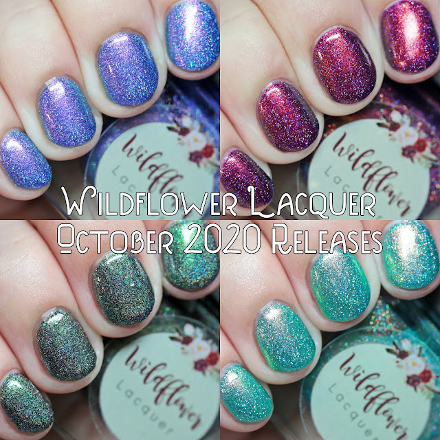 Wildflower Lacquer October 2020 Group Customs and Alzheimer's Awareness Polish