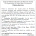 Walk in interview : Gujarat Medical Education and Research Society (GMERS) Recruitment 2015