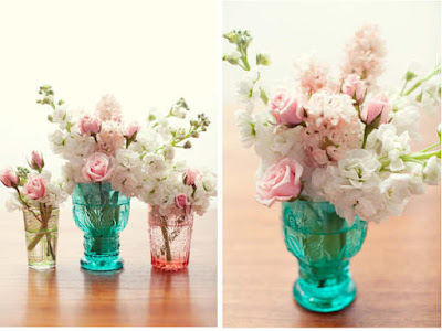 Garden Wedding Center Pieces