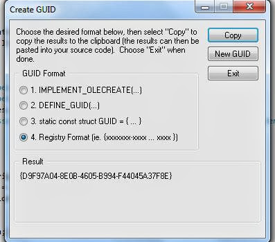 Create GUID