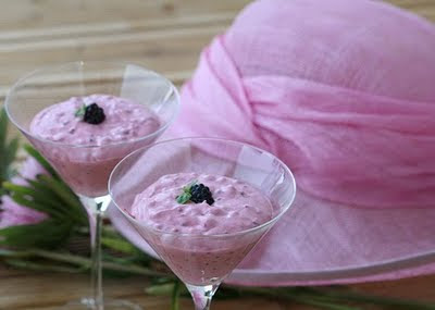 I am slowly getting back into the blogging mood Blackberry Mousse Recipe