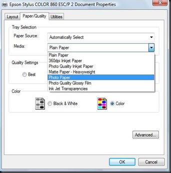 Printer Paper Types
