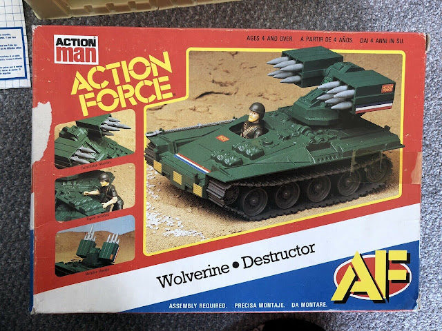 European Exclusive 1983 Wolverine, Ton-Up, Palitoy, Action Force